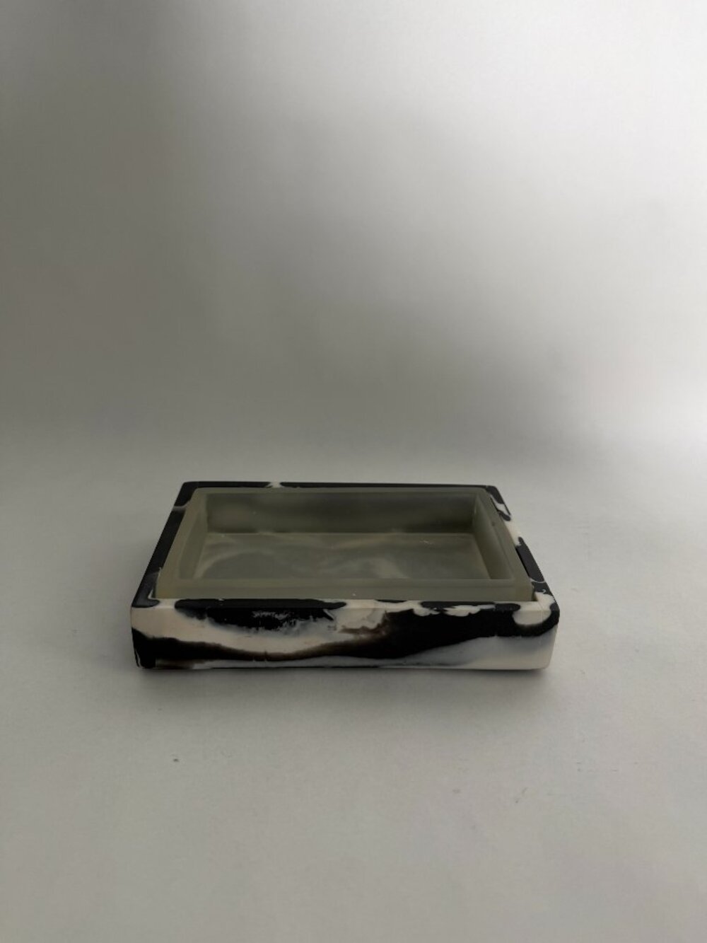 Pigeon and Poodle - Bahia Black Swirl - Designer Soap Dish